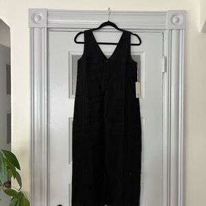 NWT Mate the Label black linen dress. Size XS
